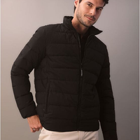 Jaqueta Matelasse Calvin Klein Com Zíper Sorona - Preto Jaqueta Matelasse Calvin Klein Com Zíper Sorona Preto Gg