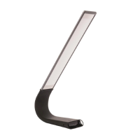 Luminaria De Mesa Led Dimerizavel Cinza Chumbo 6W 180 Seoul