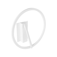 Arandela Led Dimerizavel Aluminio 15W 3000K Circle - BRANCO