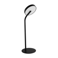 Luminaria De Mesa Led Dimerizavel Preto 14W 3000K Luna