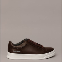 Tênis Couro Calvin Klein - Marrom Tênis Couro Calvin Klein Marrom 38