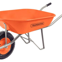 Carrinho de Mao com Braco e Cacamba Extra Funda Metalica 80 Litros TRAMONTINA-77713431