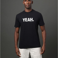 Camiseta Masculina Yeah Calvin Klein Jeans - Preto Camiseta Masculina Yeah Calvin Klein Jeans Preto p