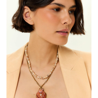 Colar Pingente De Concha - Ouro Velho / U