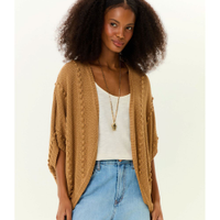 Kimono Tricot Ponto Pipoca