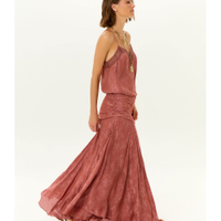Saia Midi Jacquard Cachemiere
