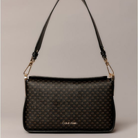 Bolsa Feminina Monograma Calvin Klein - Marrom Bolsa Feminina Monograma Calvin Klein Marrom u