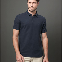 Polo Masculina Piquet Carmel Calvin Klein - Marinho Polo Masculina Piquet Carmel Calvin Klein Marinho Pp