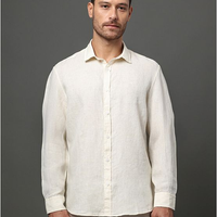 Camisa Masculina Cannes Linen Calvin Klein - Amarelo Manteiga Camisa Masculina Cannes Linen Calvin Klein Amarelo Manteiga 3