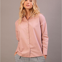 Camisa Over Calvin Klein - Rosa Pó Camisa Over Calvin Klein Rosa Pó 40
