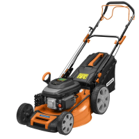 Cortador De Grama A Gasolina Tramontina CCT53M Motor 196cc Com Sistema De Tração E Recolhedor Rígido