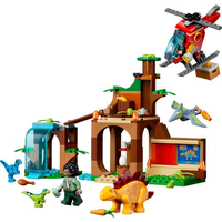 LEGO® Jurassic World - Resgate de Velociraptor, Estegossauro e Pteranodonte