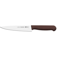 Faca Para Carne Tramontina Profissional Com Lâmina De Aço Inox E Cabo De Polipropileno Marrom Com Proteção Antimicrobiana 6"