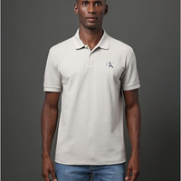 Polo Masculina Loog Re Issue Calvin Klein Jeans - Caqui Claro Polo Masculina Loog Re Issue Calvin Klein Jeans Caqui Claro Pp