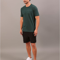 Camiseta Manga Curta Calvin Klein Jeans Masculino Embossed+bordado - Verde Médio Camiseta Manga Curta Calvin Klein Jeans Masculino Embossed+bordado Verde Médio p