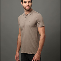 Polo Masculina Slim Pima Calvin Klein Jeans - Caqui Medio Polo Masculina Slim Pima Calvin Klein Jeans Caqui Medio Ggg