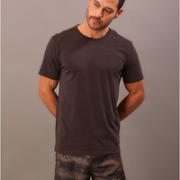 Camiseta Manga Curta Swimwear Masculino Logo Costas - Chumbo Camiseta Manga Curta Swimwear Masculino Logo Costas Chumbo Gg