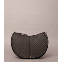 Bolsa Ck Crossbody Arredondada Monograma - Marrom Bolsa Ck Crossbody Arredondada Monograma Marrom u