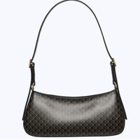 Bolsa Ck Shoulder Small Monograma Aop - Preto Bolsa Ck Shoulder Small Monograma Aop Preto u