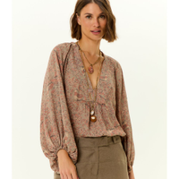 Blusa Manga Longa Estampa Condor