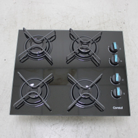Cooktop 4 Bocas A Gás Consul Com Grades Estáveis E Mesa De Vidro - Cd060beus1_Wexcele_Cg6720761 Bivolt