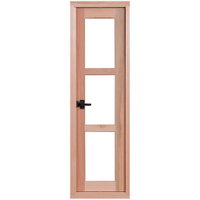 Janela de Madeira Eucalipto Vitrô Rondosul Pivotante Maxim-Ar EWK JP63 40 x 120 cm