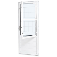 Kit Porta de Aço Ramassol Unic Sol, Abertura à Esquerda, Branca, 215 x 83 cm