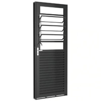 Kit Porta Ramassol Romex Aço, Abertura à Direita, Cinza, 215 x 83 cm