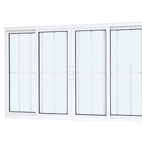 Janela de Correr Vitrô de Alumínio Ramassol Brize com Grade 41119, Branco, 150 x 100 cm
