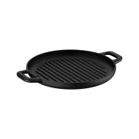 Chapa Redonda Tramontina Em Ferro Fundido Com Acabamento Pre-Seasoned Fargo 27cm