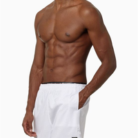 Short D'Água Masculino Elástico Calvin Klein Swimwear - Branco 2 Short D'Água Masculino Elástico Calvin Klein Swimwear Branco 2 Ggg