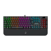 Teclado Mecânico Gamer Rise Mode Kyron Switch Rise Core RGB ABNT2 - RM-TCM-KYN-B