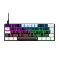 Teclado Mecânico Gamer Rise Mode Nova 01 Switch Rise Core RGB C/ Fio ABNT2 Preto - RM-TCM-NV01-B