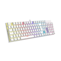 Teclado Gamer Dazz Orion V2 Switch Vermelho Rainbow C/ Fio ABNT2 - Branco