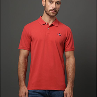 Polo Masculina Loog Re Issue Calvin Klein Jeans - Vermelho Polo Masculina Loog Re Issue Calvin Klein Jeans Vermelho p