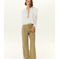 Calça Bolso Pregas