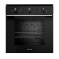 Forno Elétrico De Embutir 84 Litros Preto Brastemp - Bob84ae 220V