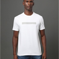 Camiseta Masculina Logo Sport Calvin Klein Jeans - Off White Camiseta Masculina Logo Sport Calvin Klein Jeans Off White Pp