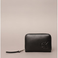 Carteira Pequena Calvin Klein Jeans Queima Calvin Klein - Preto Carteira Pequena Calvin Klein Jeans Queima Calvin Klein Preto u