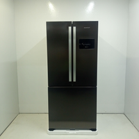 Geladeira Frost Free French Door 3 Black Inox Brastemp - Bro85mebs3_Wbom_Jg6396754 220V