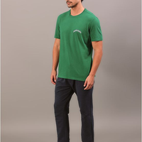 Camiseta Manga Curta Calvin Klein Jeans Masculino Logo College - Verde Camiseta Manga Curta Calvin Klein Jeans Masculino Logo College Verde p