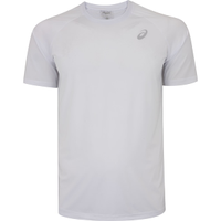 Camiseta Masculina ASICS Manga Curta Emblema Racket UV 50 Antiodor
