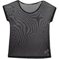 Camiseta Oxer Manga Curta Tule Lisa - Feminina