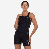 Camiseta Regata Feminina ASICS Recortes Poliamida UV