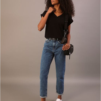 Blusa Calvin Klein Jeans Feminino Malha Rugby - Preto Blusa Calvin Klein Jeans Feminino Malha Rugby Preto p