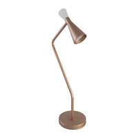 Luminaria De Mesa Led Aluminio Champagne 6W 3000K Ramus