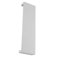 Arandela Led Aluminio 10W 3000K Ip65 Shield - BRANCO