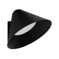 Arandela Led Aluminio 5W 375Lm 3000K Hat - PRETO