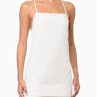 Vestido Feminino Curto Laise Calvin Klein Jeans - Branco Vestido Feminino Curto Laise Calvin Klein Jeans Branco 44