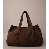 Bolsa Grande Calvin Klein Camurça Dupla Função - Marrom Bolsa Grande Calvin Klein Camurça Dupla Função Marrom u
